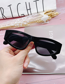Fashion Black Pc Irregular Sunglasses