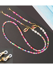 Fashion Color-2 Pearl Shell Colorful Ceramic Glasses Chain