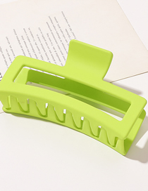 Fashion Fluorescent Green Frosted Square Gripper