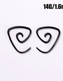 Fashion 1.6mm Acrylic Triangle Pierced Stud Earrings