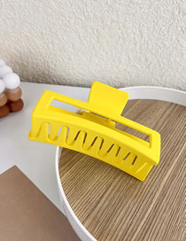 Fashion Yellow Frosted Square Gripper