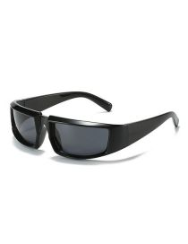 Fashion Black Grey Pc Small Frame Sunglasses