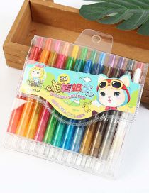 Fashion 24 Colors Rotary Washable Crayons
