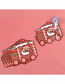 Fashion Santa Claus Cartoon Christmas Candy Card