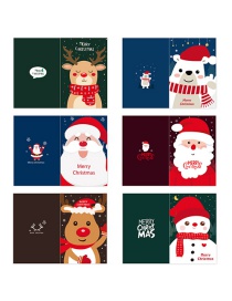 Fashion A Set Of 431#6 Sheets (with Envelope) Paper Christmas Gift Card With Envelope