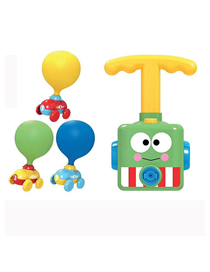 Fashion Aerodynamic Balloon Car (little Frog) Cartoon Inertial Air Balloon Car Toy