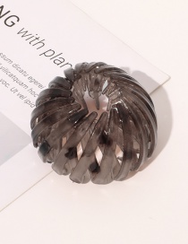 Fashion Grey Coffee Flower Bud Ball Head Birds Nest Tray Hair Device