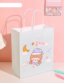 Fashion Girl Avatar Printed Animal Large Portable Paper Gift Bag
