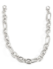 Fashion White K Irregular Ring Buckle Waist Chain