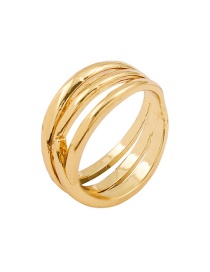 Fashion Number 8 Alloy Wave Hollow Wide Edge Ring