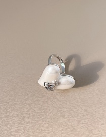 Fashion Silver Color (adjustable) Love Pearl Planet Ring