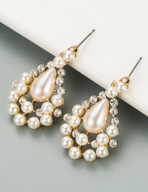 Fashion Pearl Long Drop Pearl Earrings