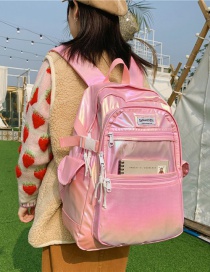 Fashion Pink Gradient Laser Backpack