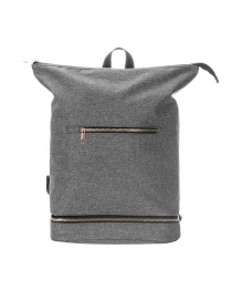 Fashion Gray Large Capacity Multifunctional Backpack