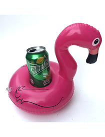 Fashion Flamingo Cup Holder Pvc Inflatable Flamingo Drink Cup Holder