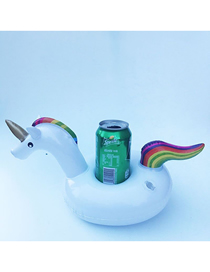 Fashion Unicorn (with Ears) Pvc Inflatable Unicorn Beverage Cup Holder