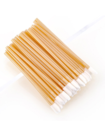 Fashion Gold Color Disposable Lip Brush 50pcs