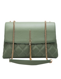 Fashion Green Diamond Crossbody Shoulder Bag