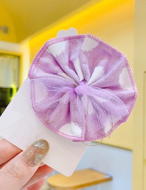 Fashion Purple Big Flower Hairpin Big Flower Hairpin