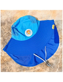 Fashion Navy Blue Children's Thin Sun Hat