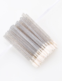 Fashion Disposable-lip Brush-crystal-light Brown-50pcs Disposable Crystal Lip Brush
