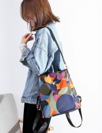 Fashion Color Printed Oxford Canvas Backpack