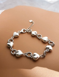 Fashion Silver Color-style 2 Love Bracelet