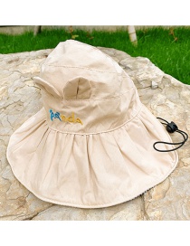 Fashion Creamy-white Children's Sunscreen Sun Hat