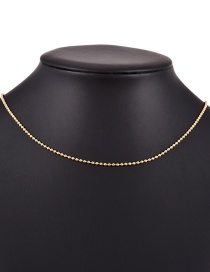 Fashion Gold Color Copper Bead Diy Necklace
