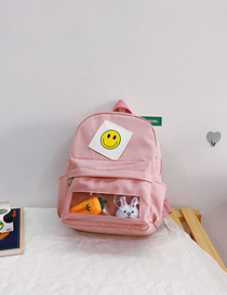 Fashion Pink Smiley Children's Backpack