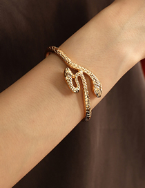Fashion Gold Color Metal Snake Bracelet