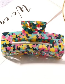 Fashion Camouflage Pattern Acetate Hair Clip