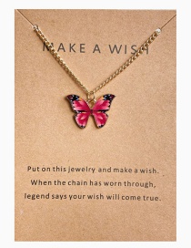 Fashion 5# Alloy Butterfly Necklace