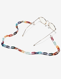 Fashion Color Mixed Color Acrylic Glasses Chain