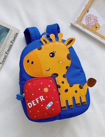 Fashion Blue Children's Cartoon Animal Backpack