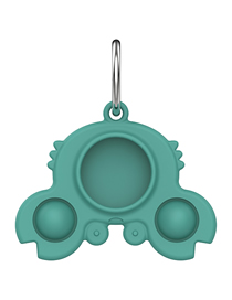 Fashion Crab Protective Sleeve Dark Green Suitable For Apple Silicone Locator Keychain