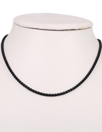 Fashion Black Copper Chain Necklace