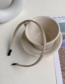 Fashion Light Gold Woven Thin-edged Hollow Headband