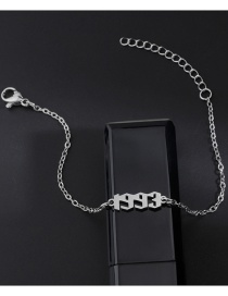 Fashion Steel 1993 Titanium Steel Vintage Chain Splicing Bracelet