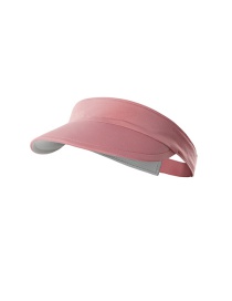 Fashion 6-pink Sun Hat With Empty Roof And Big Eaves