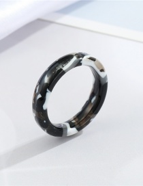 Fashion Black Pattern 2 Irregular Pattern Ring