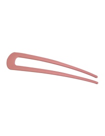 Fashion Pink U-shaped Hairpin