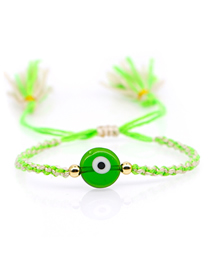 Fashion Qt-b200009a Woven Eye Tassel Bracelet
