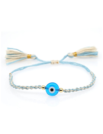 Fashion Qt-b200009c Woven Eye Tassel Bracelet