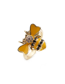 Fashion Cr00353dx Yellow Dripping Bee Ring