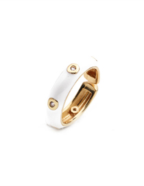Fashion Cr00345dx White Round Ring With Diamonds