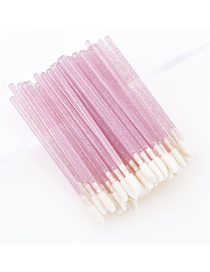Fashion Disposable-lip Brush-crystal-light Purple-50pcs Pj-27 50 Pieces Of Disposable Lip Brush Crystal Sticks