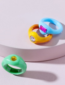 Fashion A2180 Resin Diamond Ring Set