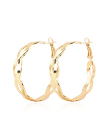 Fashion Gold Color1# Irregular Hollow Earrings