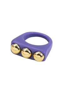 Fashion Style 6 A20-1-5-4 Resin Metal Geometric Ring